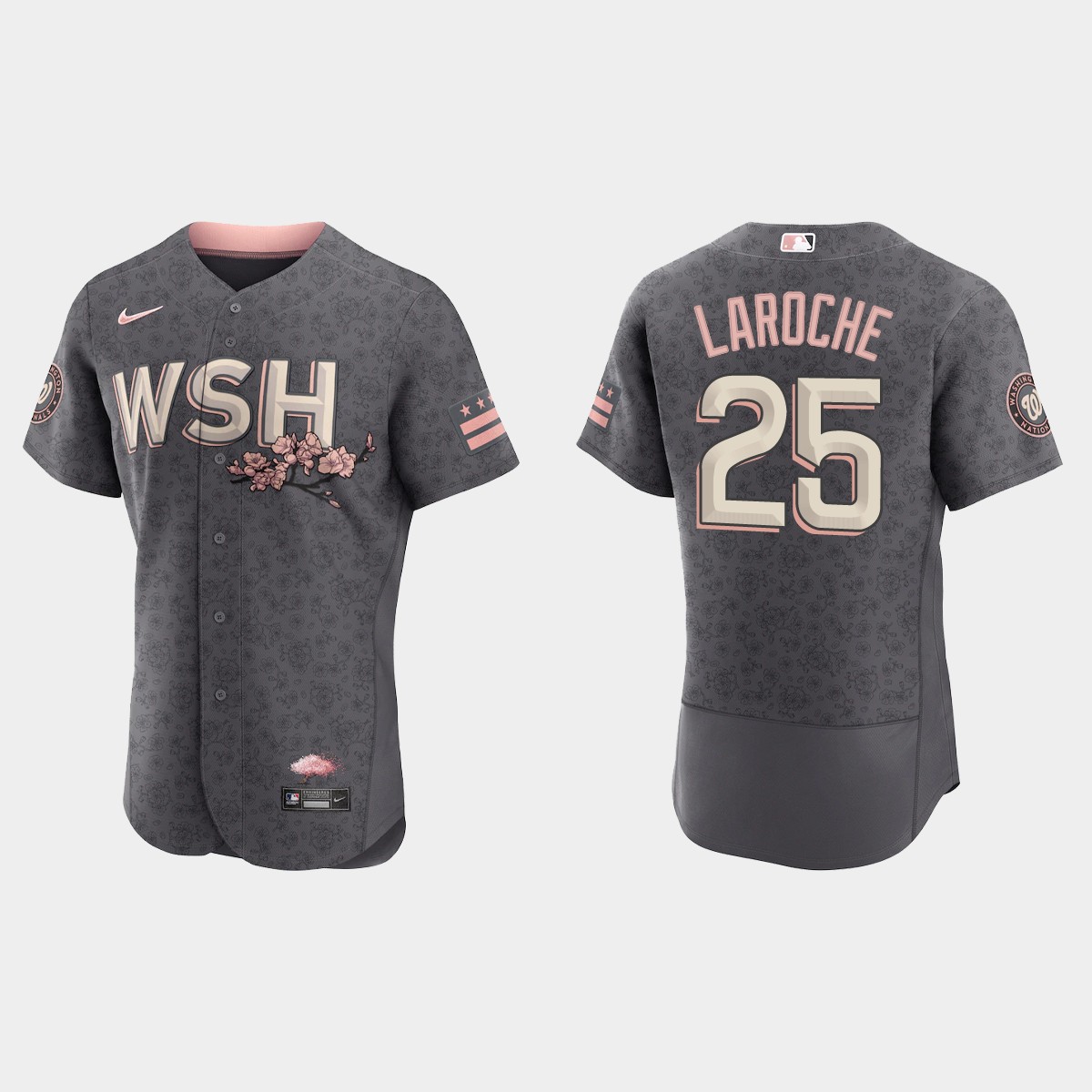 Adam LaRoche Washington Nationals 2022 City Connect Jersey - Gray