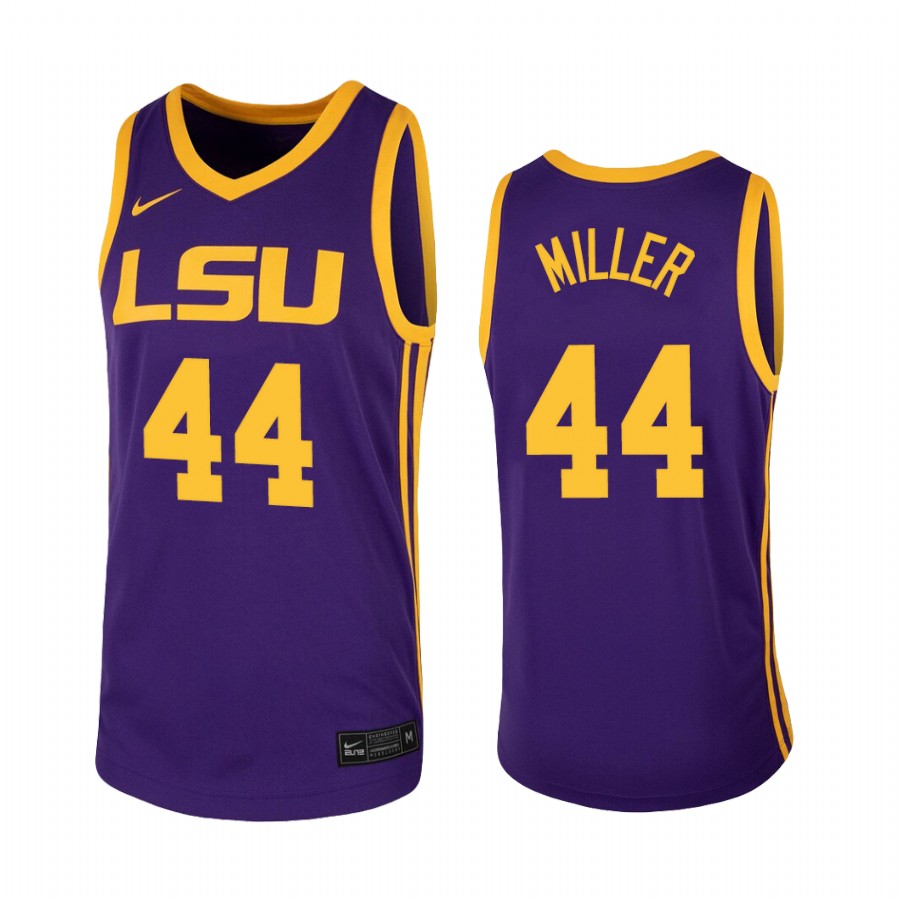 Adam Miller LSU Tigers Purple Jersey 2021 Transfer Away