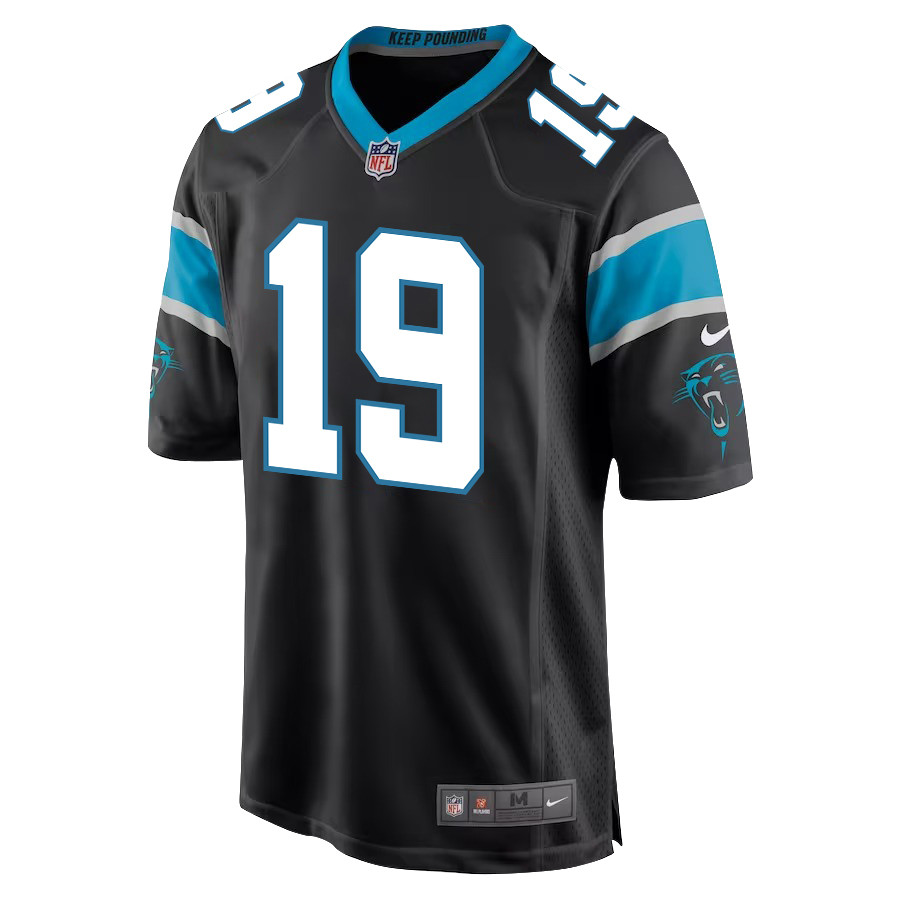Adam Thielen 19 Carolina Panthers Men Game Stitched Jersey – Black