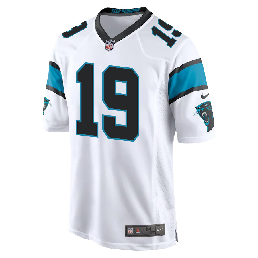 Adam Thielen 19 Carolina Panthers Men Game Stitched Jersey – White