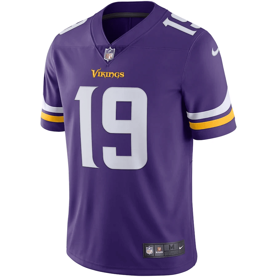 Adam Thielen 19 Minnesota Vikings Vapor Untouchable Limited Stitched Jersey – Purple
