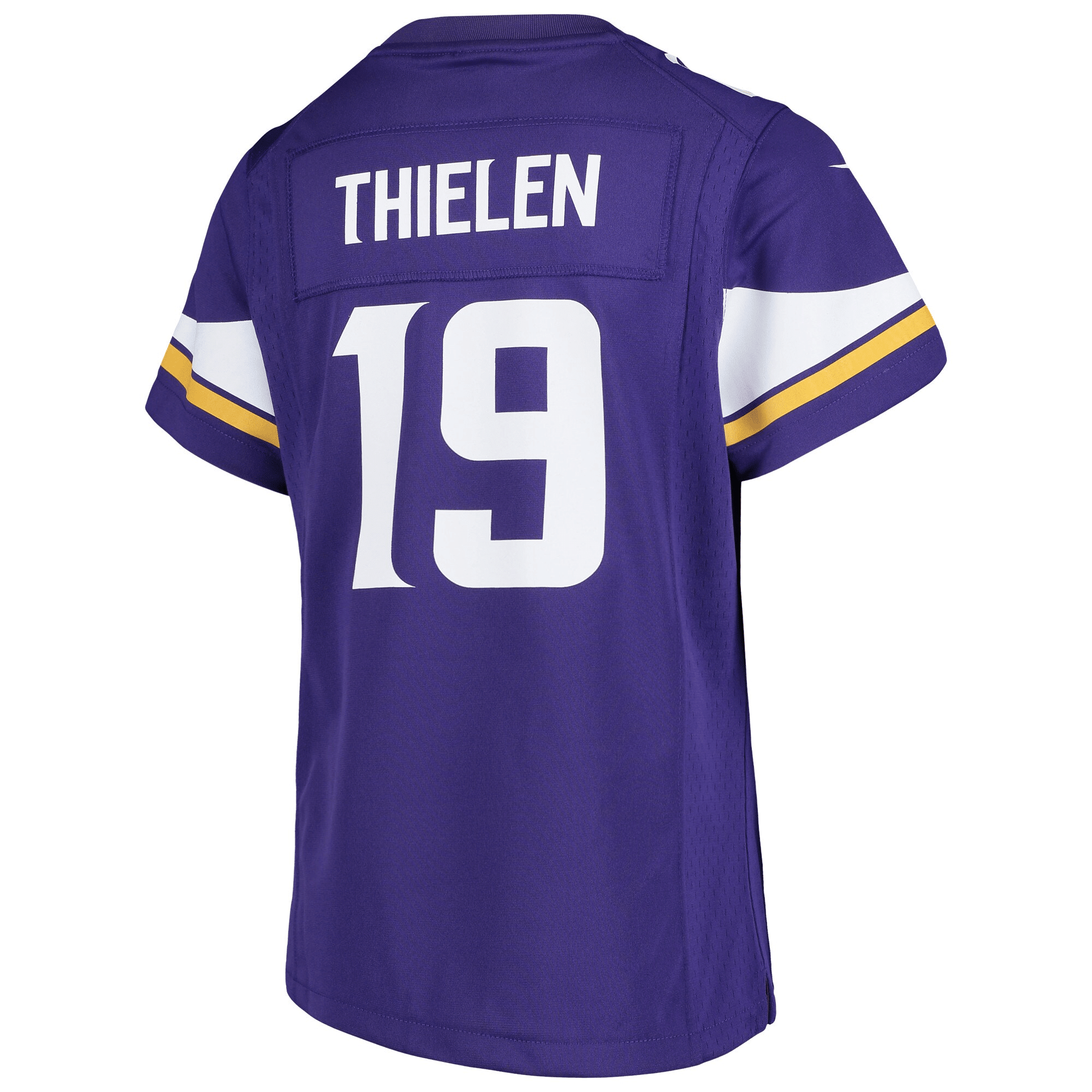 Adam Thielen Minnesota Vikings Girls Youth Game Stitched Jersey – Purple Stitched Jersey