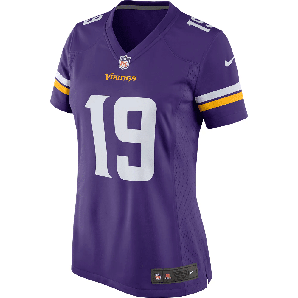 Adam Thielen Minnesota Vikings Women’s Game Player Stitched Jersey – Purple Stitched Jersey