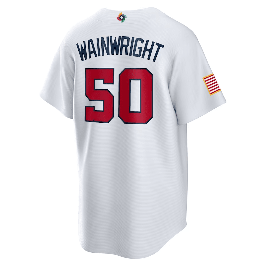Adam Wainwright 50 USA Baseball 2023 World Baseball Classic Stitched Jersey – White Adam Wainwright 50 USA Baseball 2023 World Baseball Classic Stitched Jersey – White