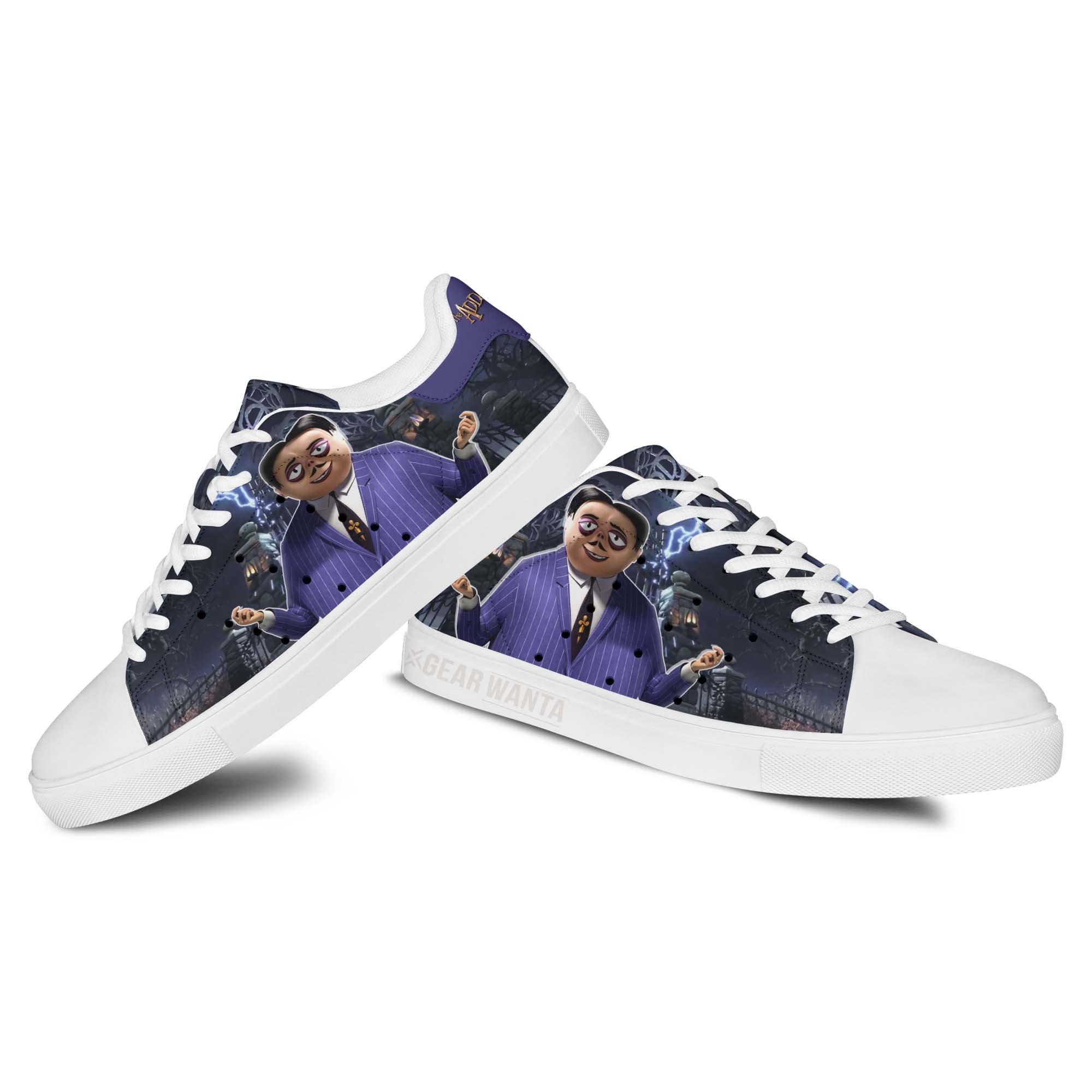 Addams Family Gomez Addams Skate Shoes Custom