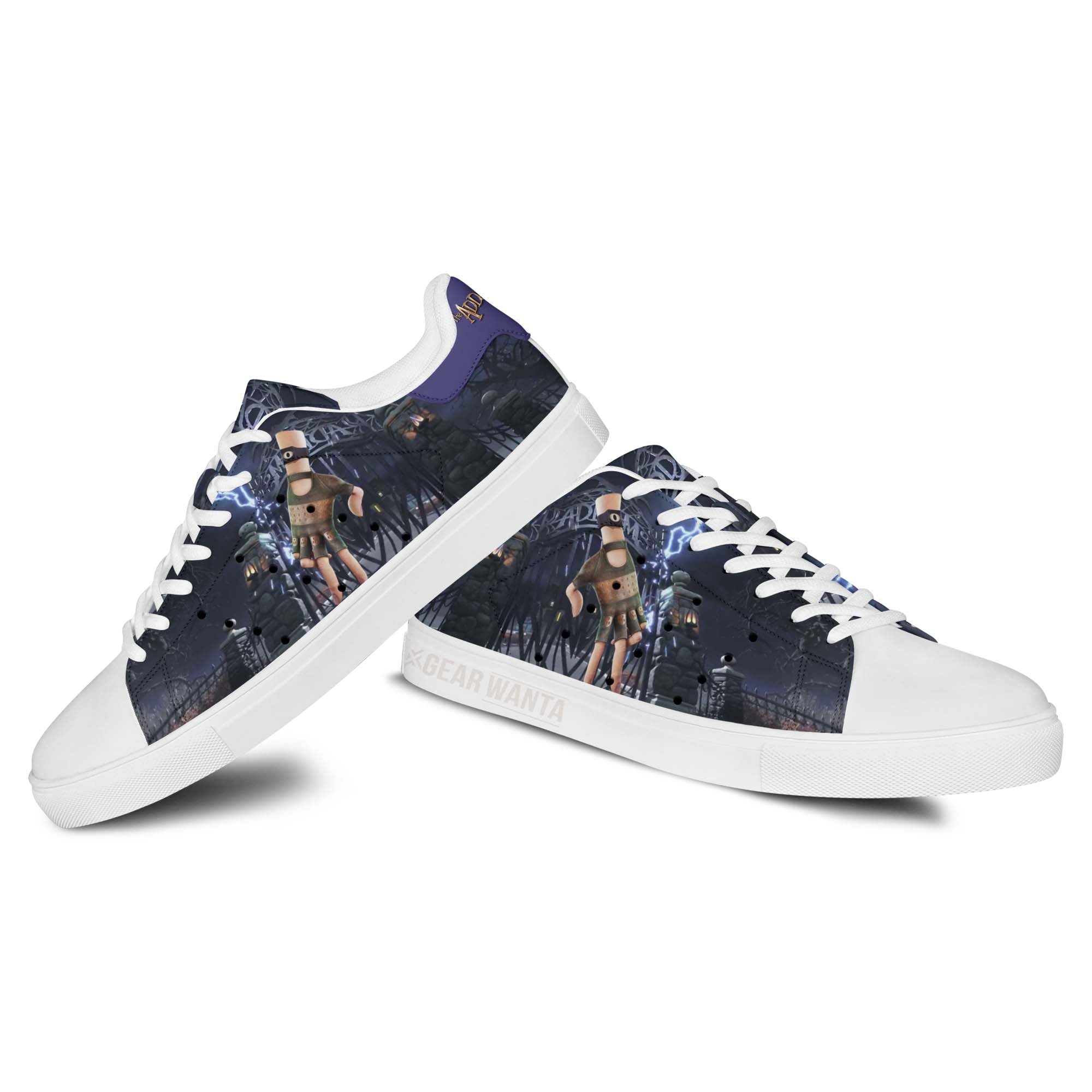 Addams Family Thing T.Thing Skate Shoes Custom