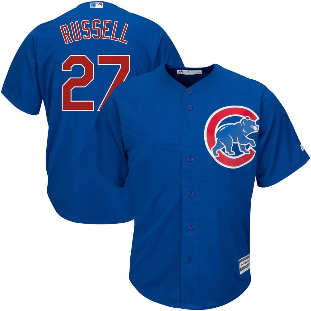 Addison Russell Chicago Cubs Majestic Cool Base Player Stitched Jersey – Royal