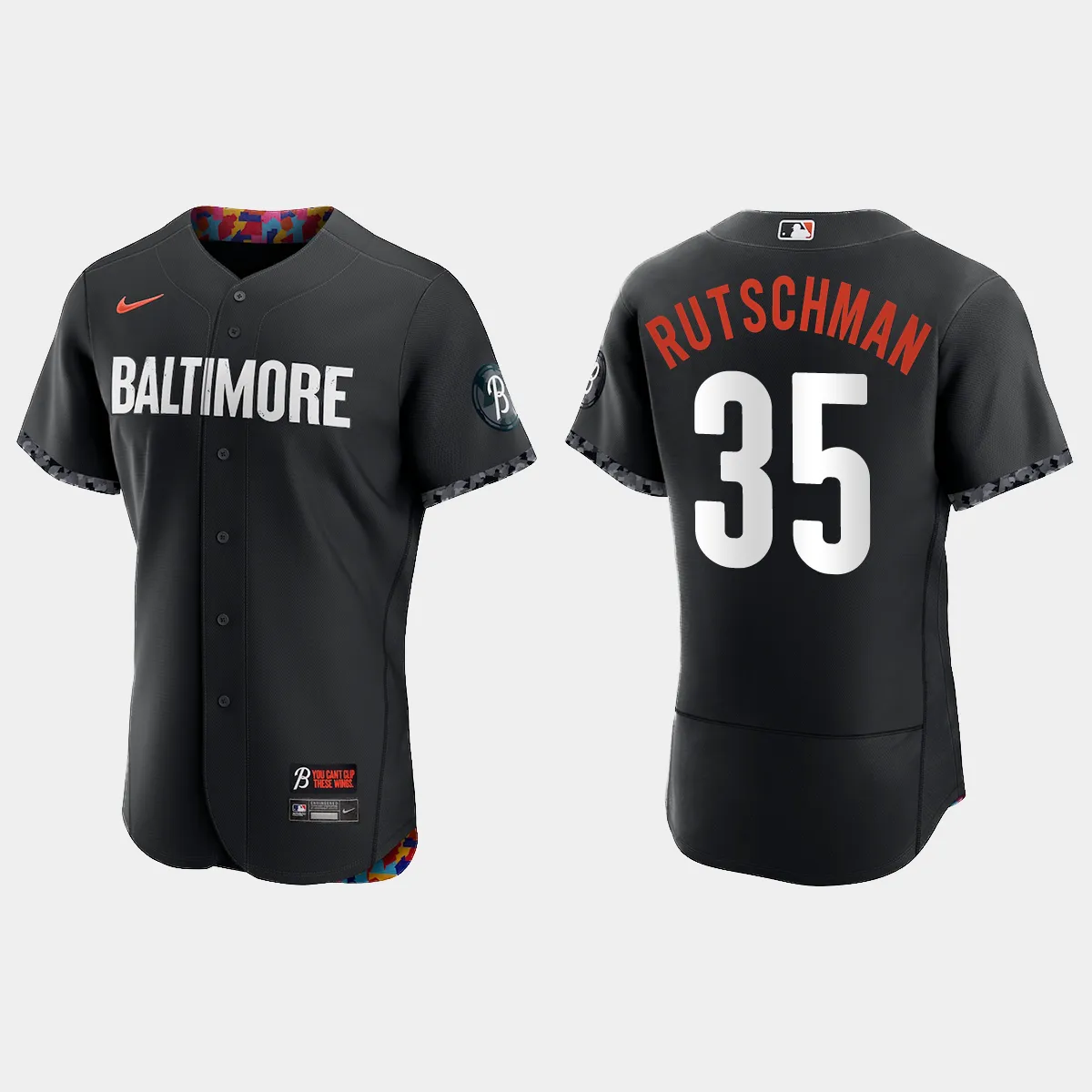 Adley Rutschman Baltimore Orioles 2023 City Connect Jersey – Black