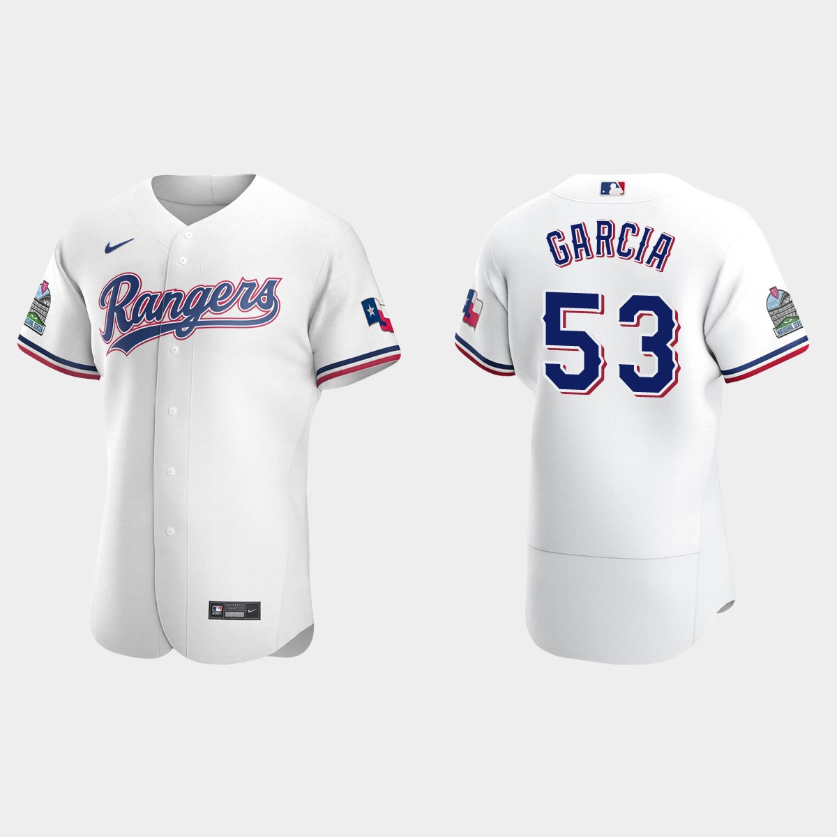 Adolis Garcia #53 Texas Rangers Home Jersey – White