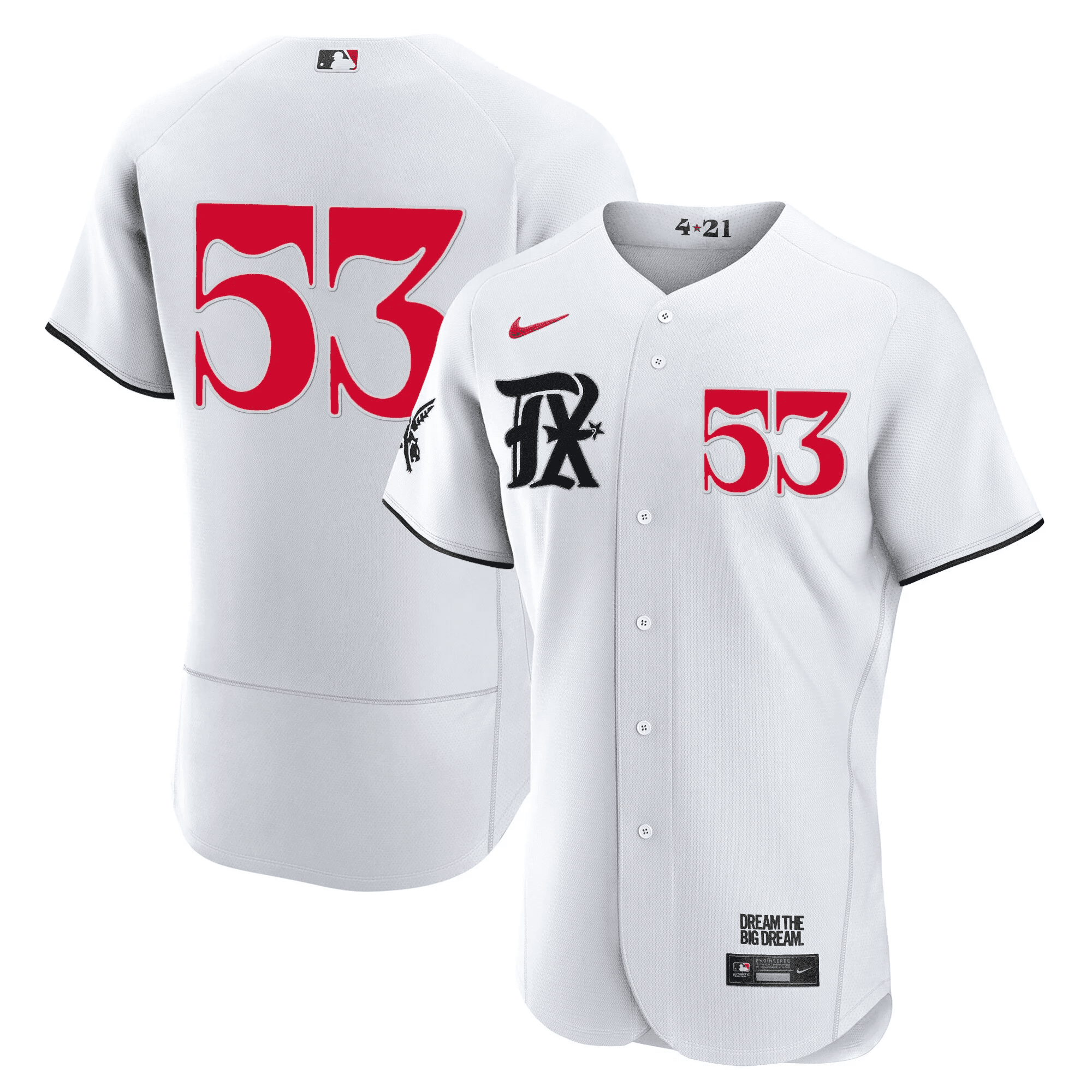 Adolis Garcia Men's Texas Rangers 2023 City Connect Collection Flex White Jersey - All Stitched