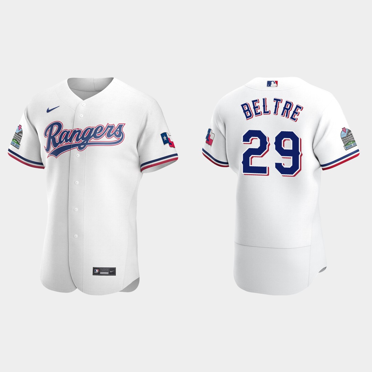 Adrian Beltre #29 Texas Rangers White 2020 Home Jersey
