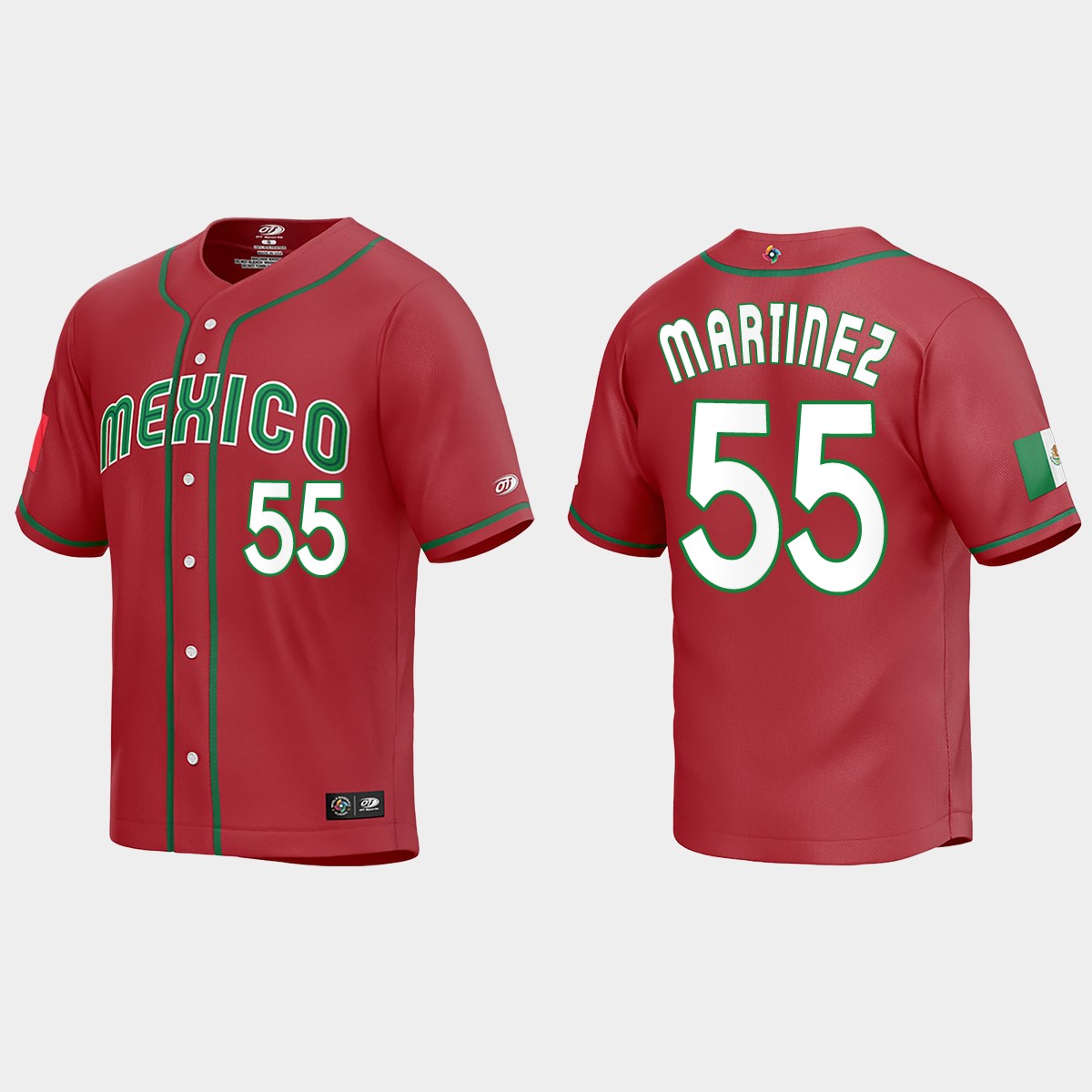 Adrian Martinez Mexico 2023 World Classic Jersey - Red