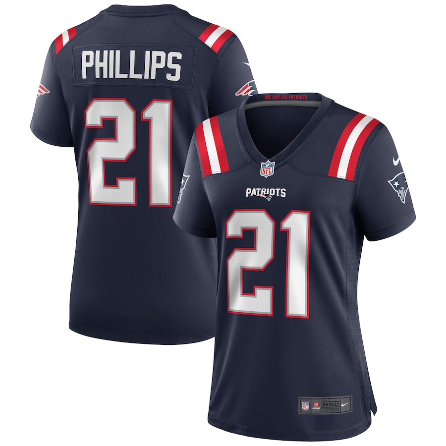 Adrian Phillips New England Patriots Women’s Game Jersey – Navy