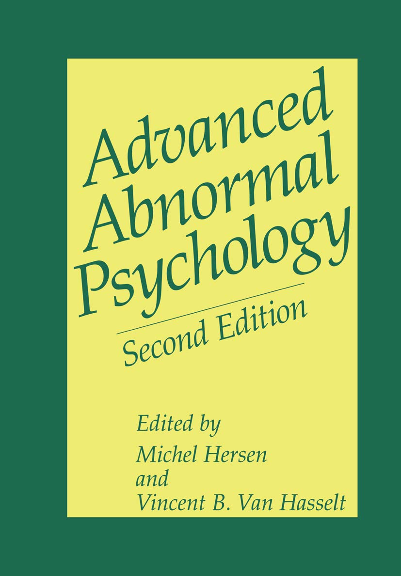 Advanced Abnormal Psychology (PDF/EPUB Version)