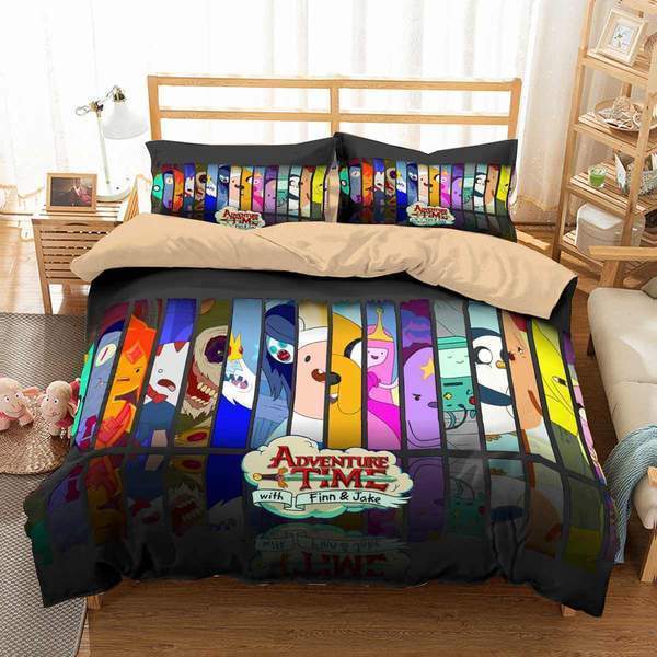 Adventure Time 3D Customized Duvet Cover Bedding Set