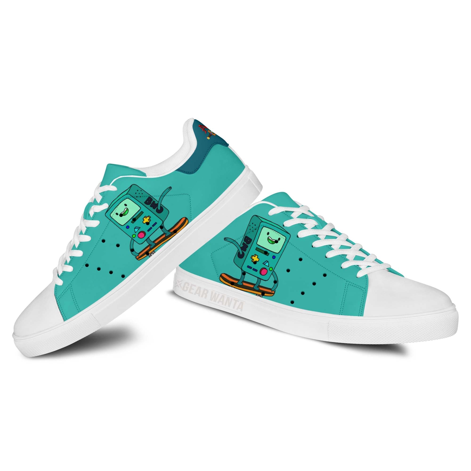 Adventure Time Bmo Skate Shoes Custom For Fans