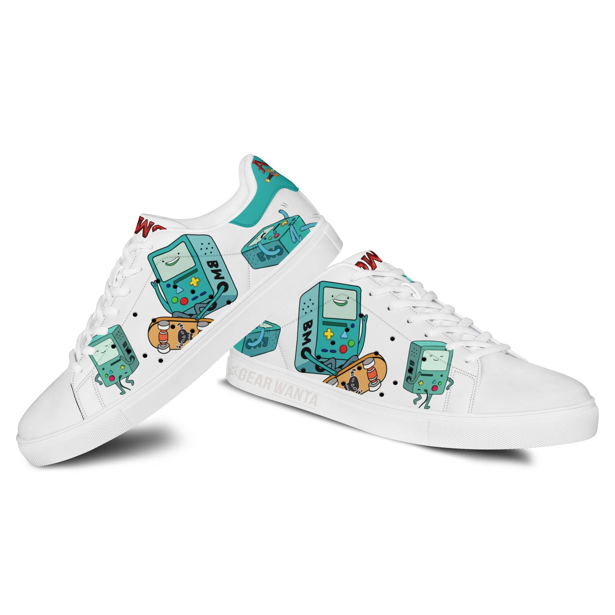 Adventure Time Bmo Skate Shoes Custom
