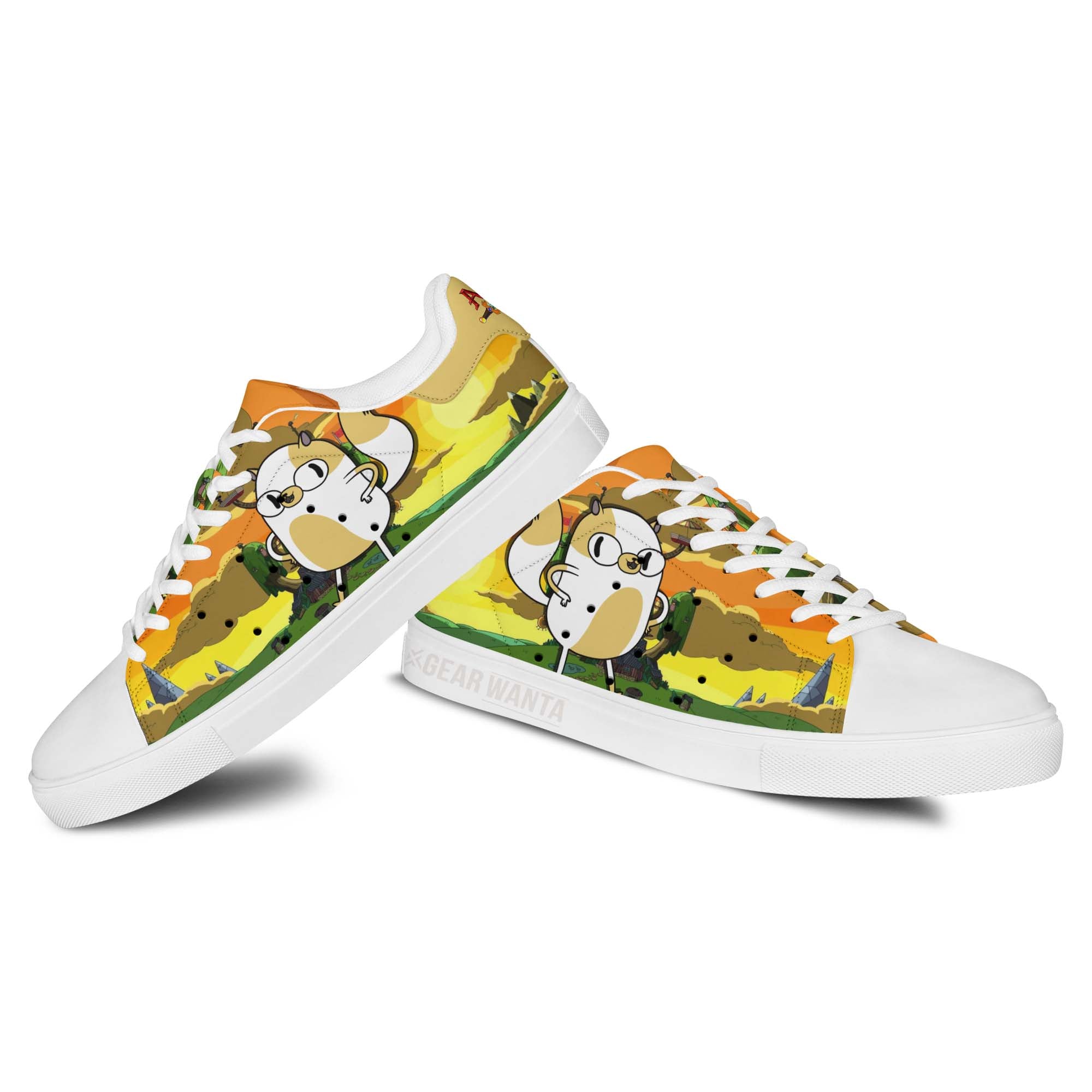 Adventure Time Cake Skate Shoes Custom For Fans