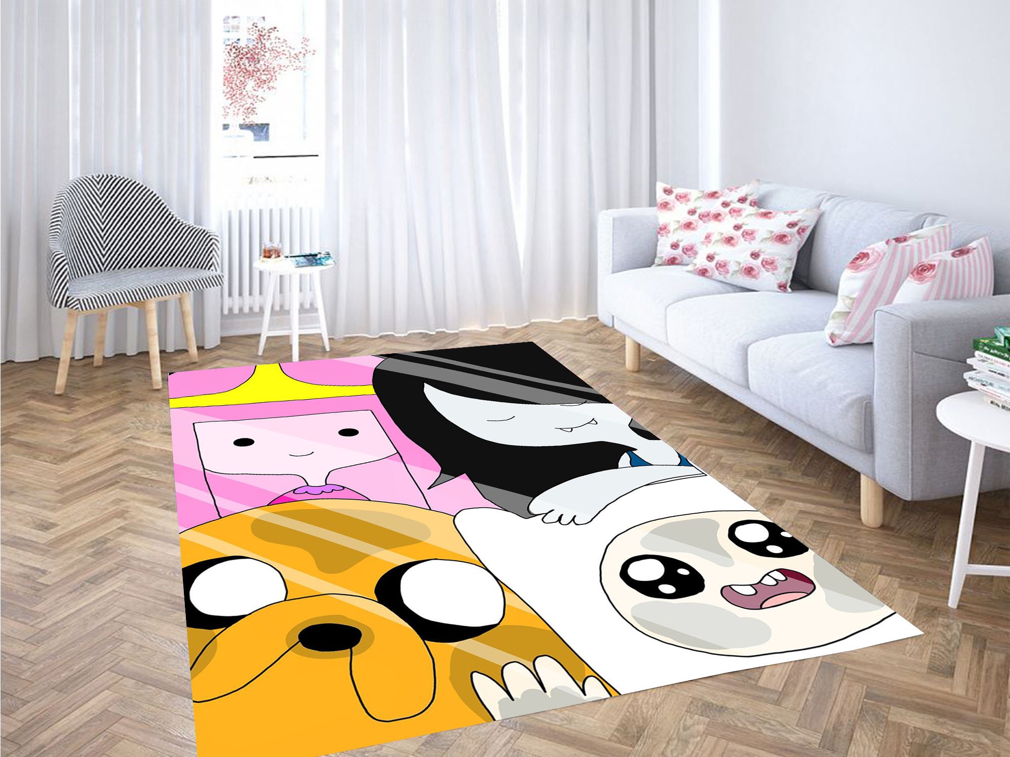 Adventure Time Character Carpet Rectangle Rug