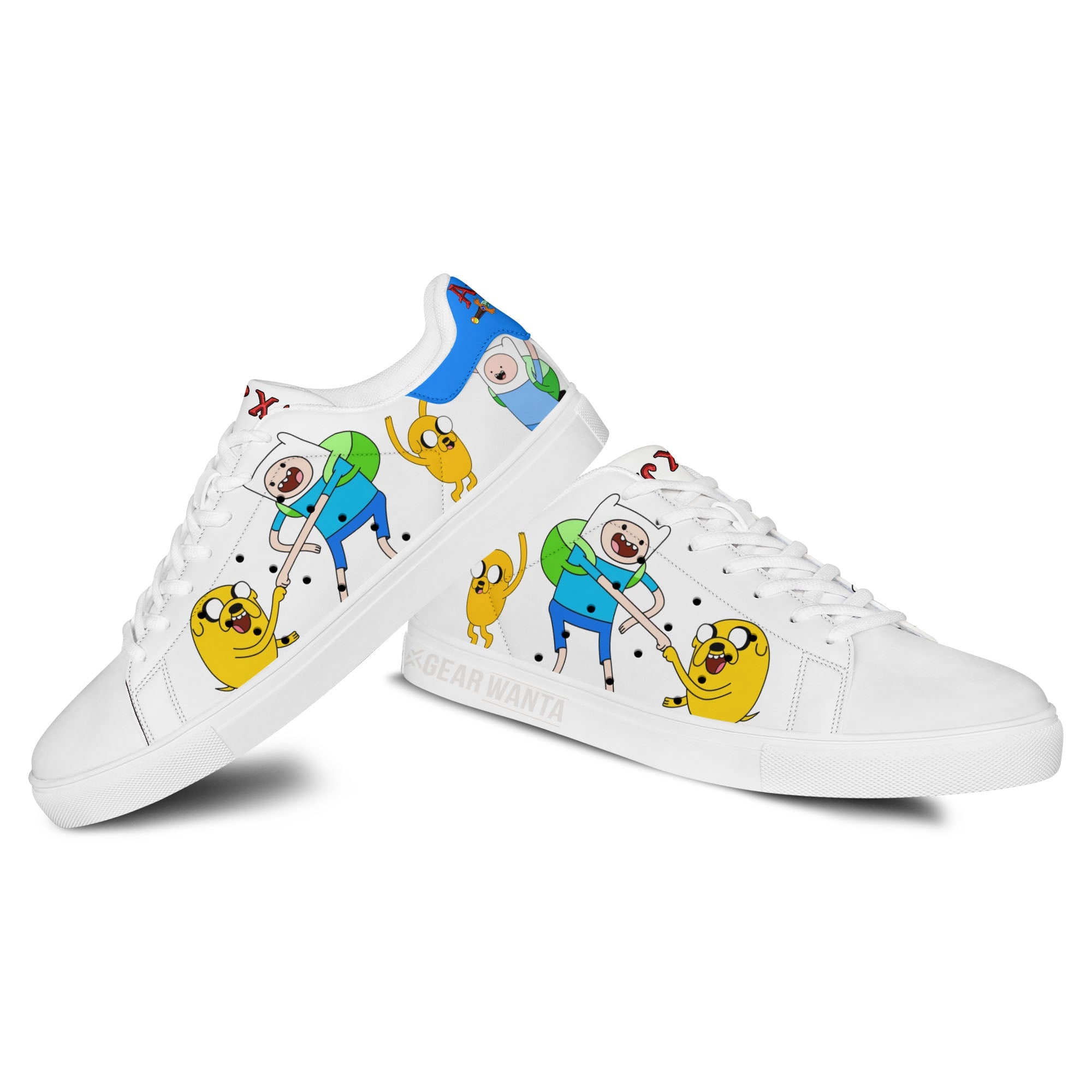 Adventure Time Finn x Jake Skate Shoes Custom
