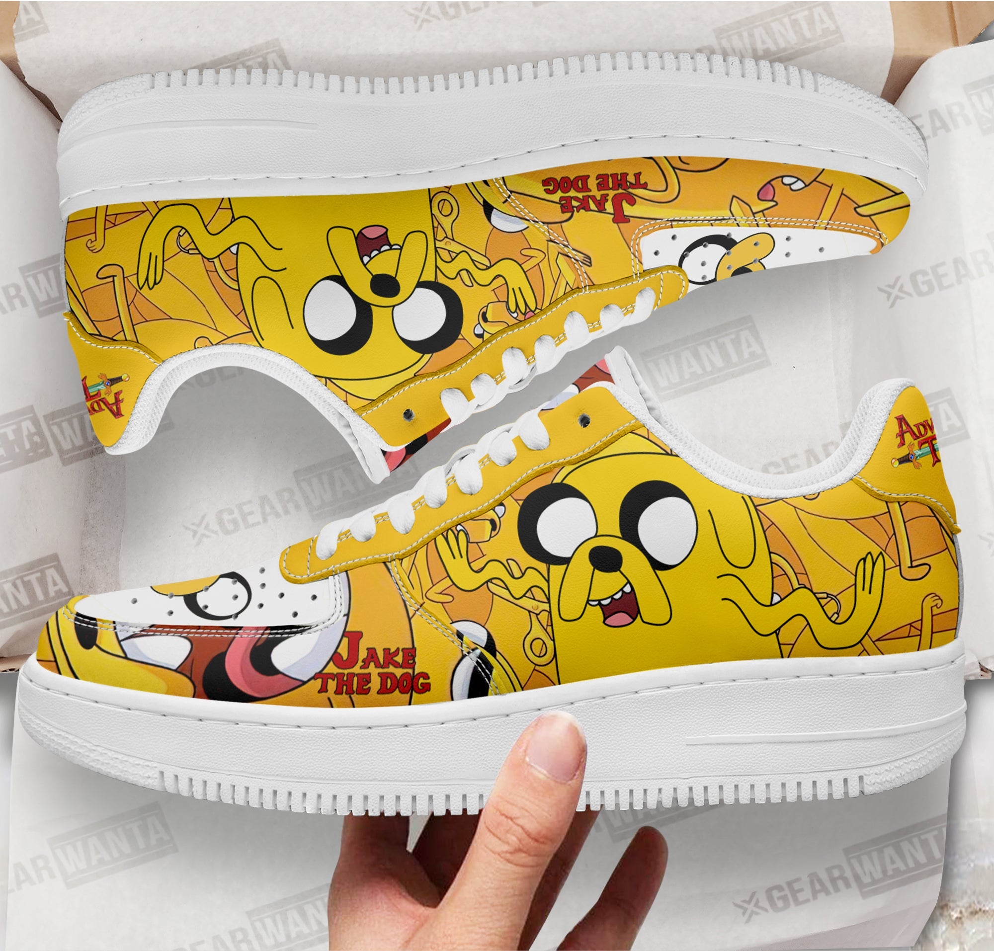 Adventure Time Jake The Dog Rogers Air Sneakers Custom For Fans