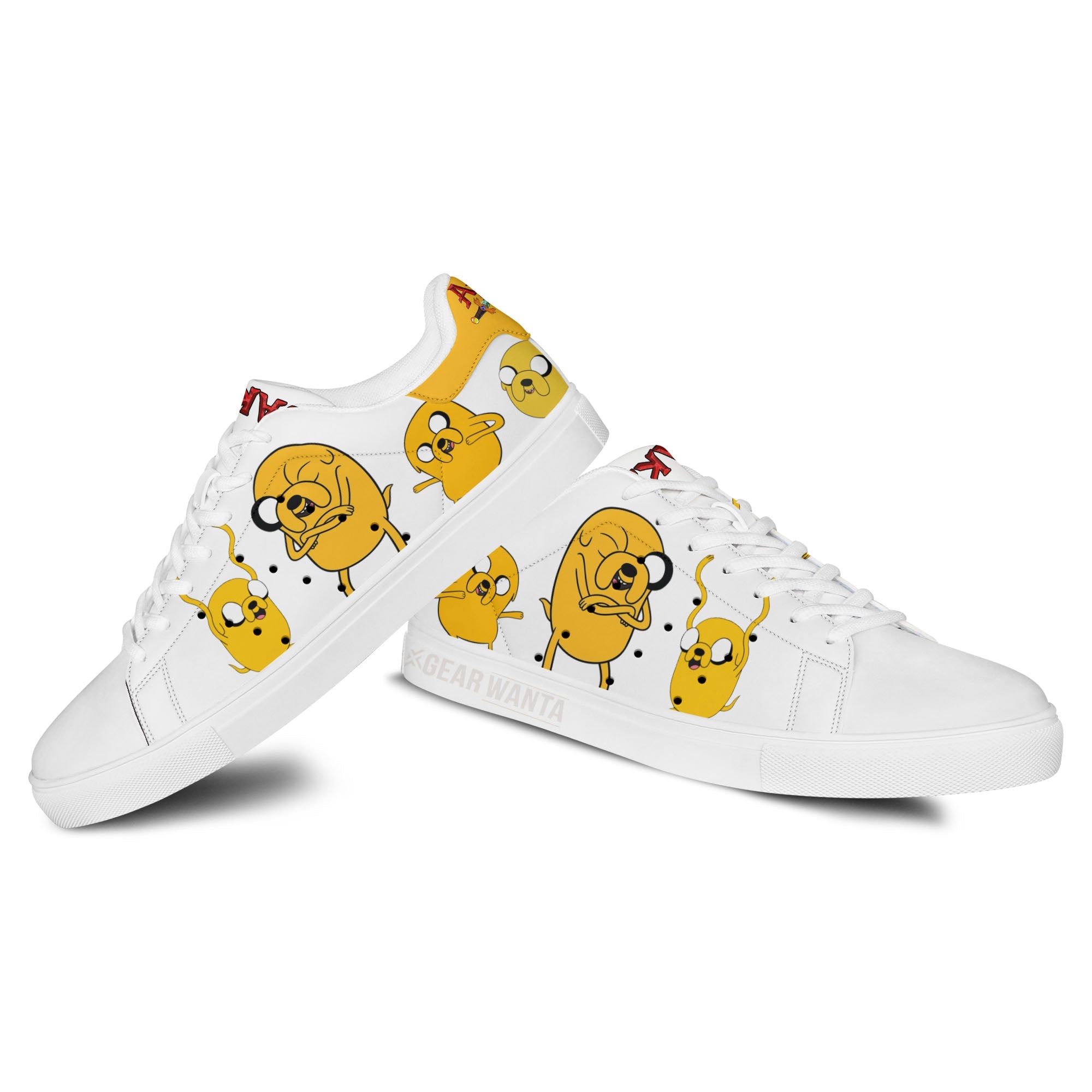 Adventure Time Jake The Dog Skate Shoes Custom