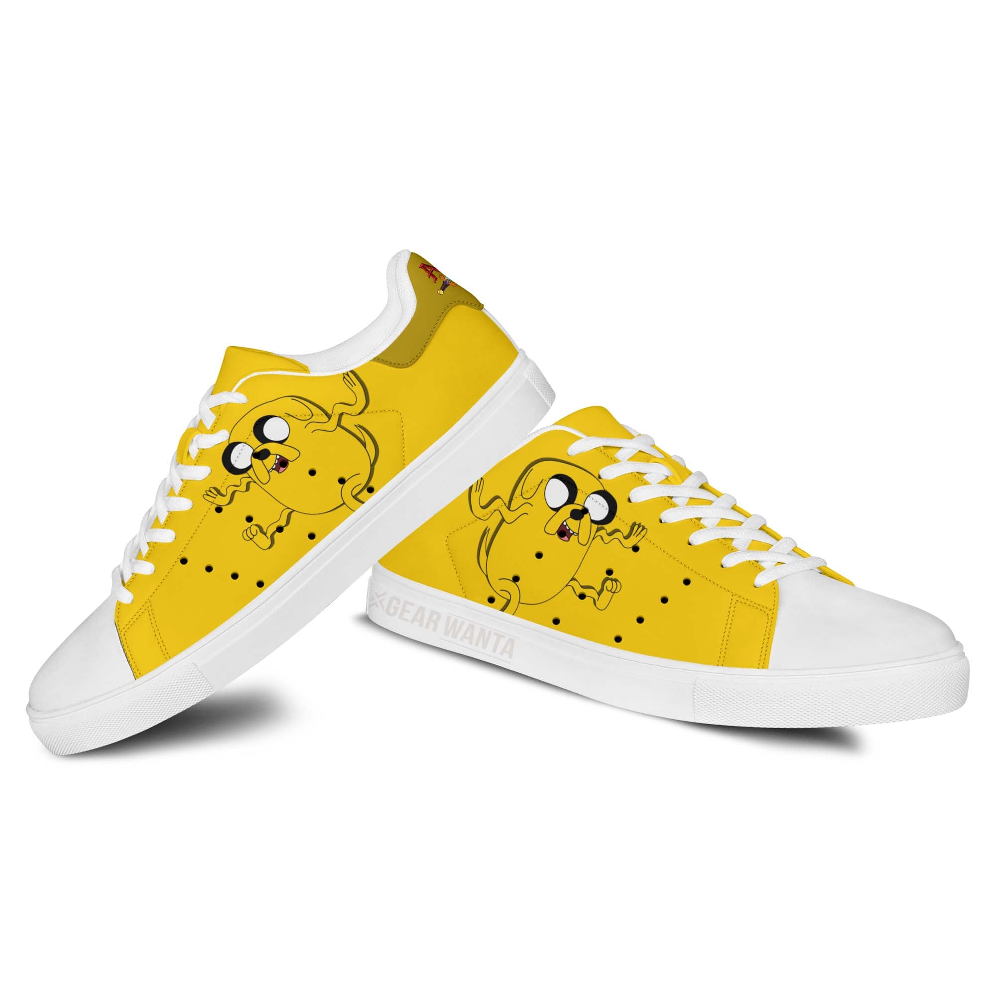Adventure Time Jake the Dog Skate Shoes Custom For Fans