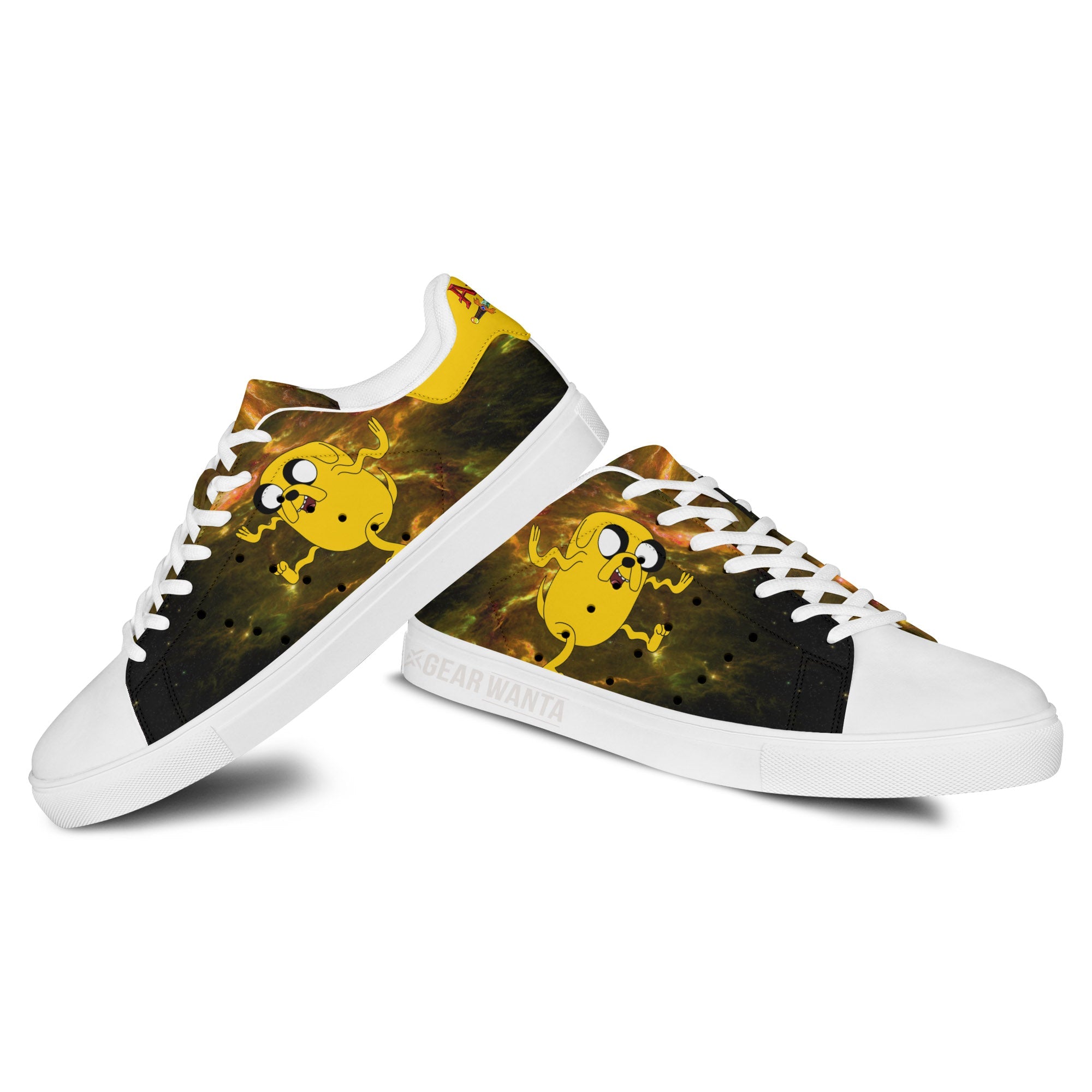 Adventure Time Jake The Dog Skate Shoes Custom Galaxy Style