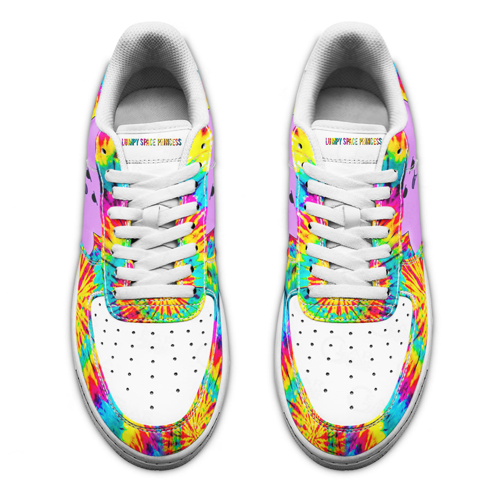 Adventure Time Lumpy Space Princess Air Sneakers Custom Tie Dye Style