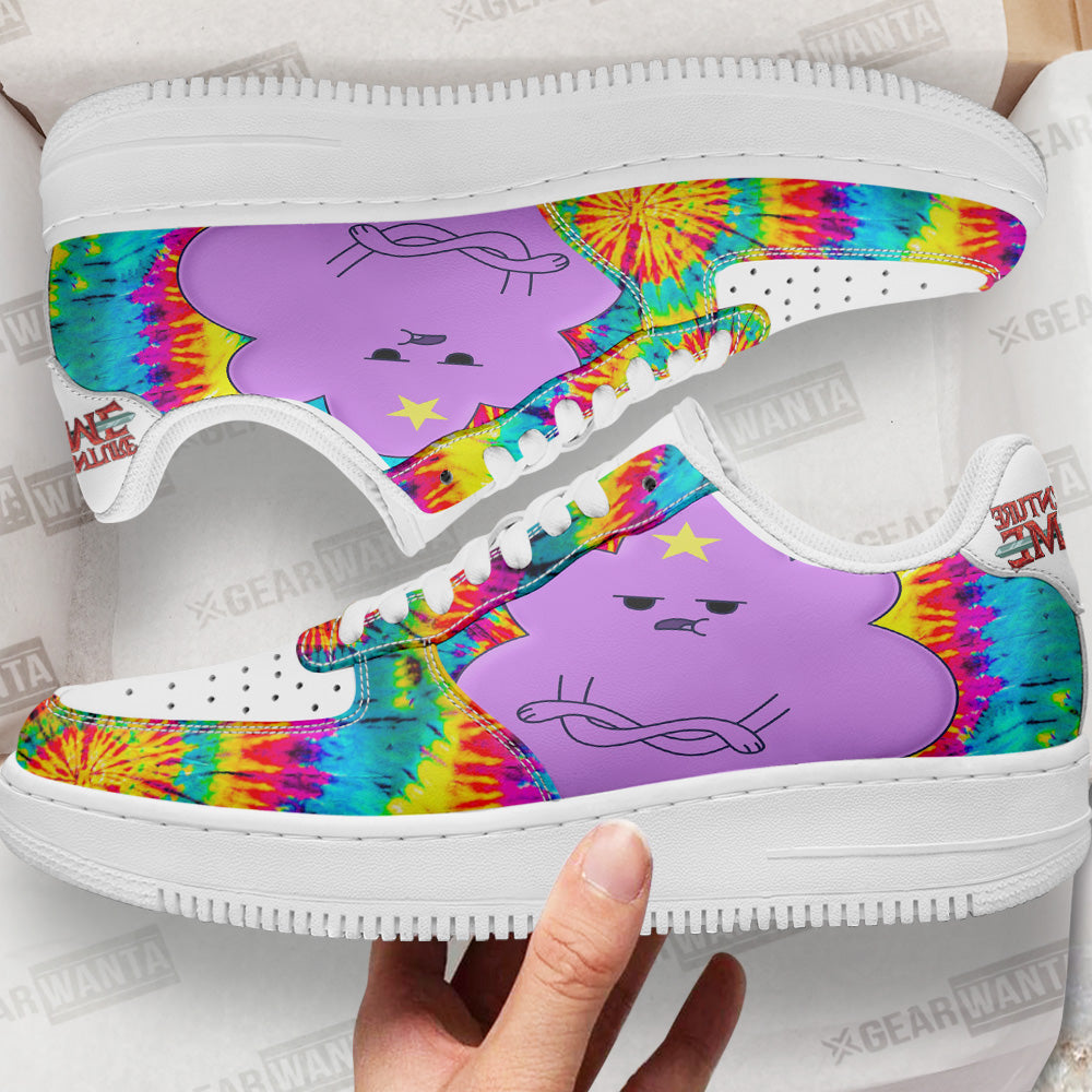Adventure Time Lumpy Space Princess Air Sneakers Custom Tie Dye Style