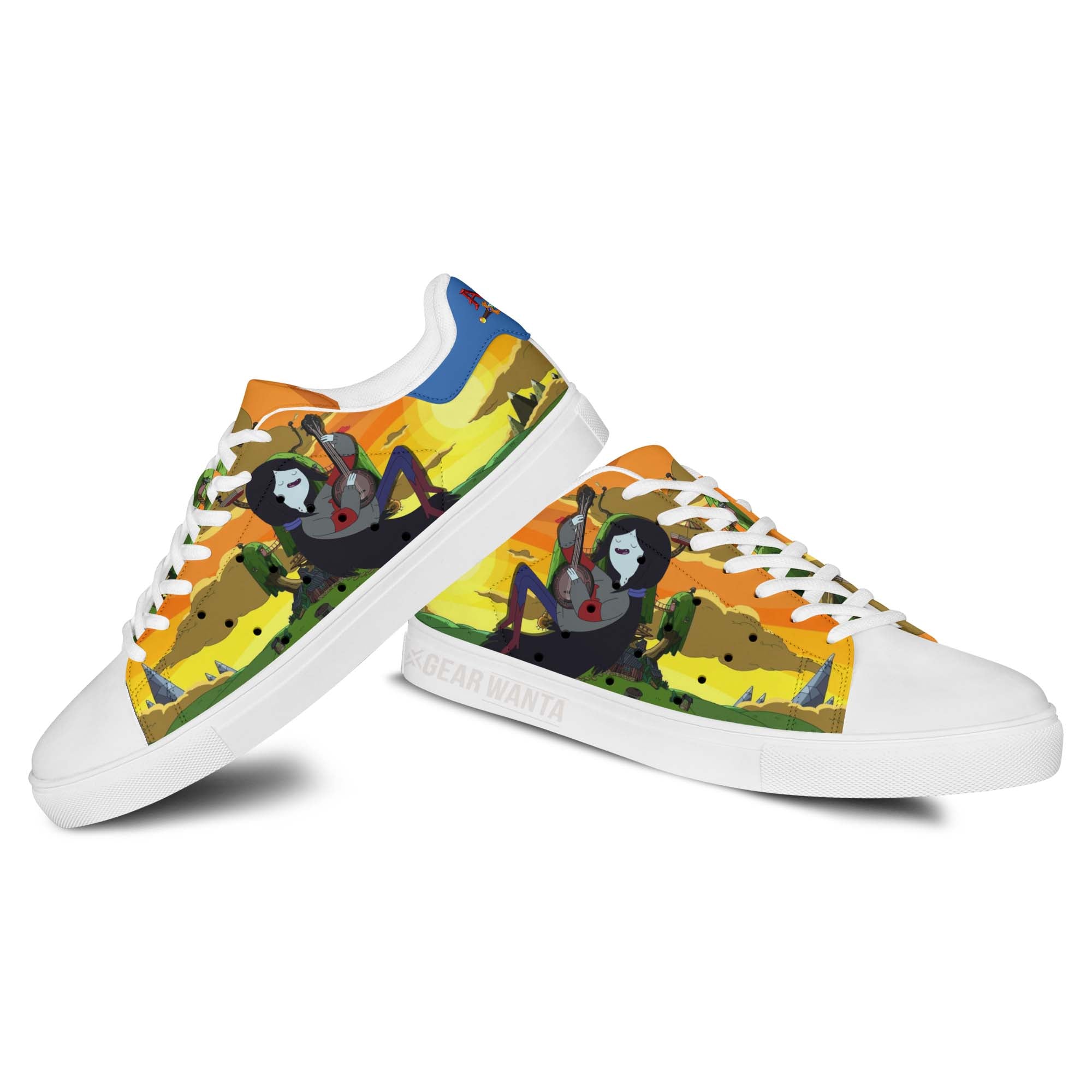 Adventure Time Marceline the Vampire Queen Skate Shoes Custom