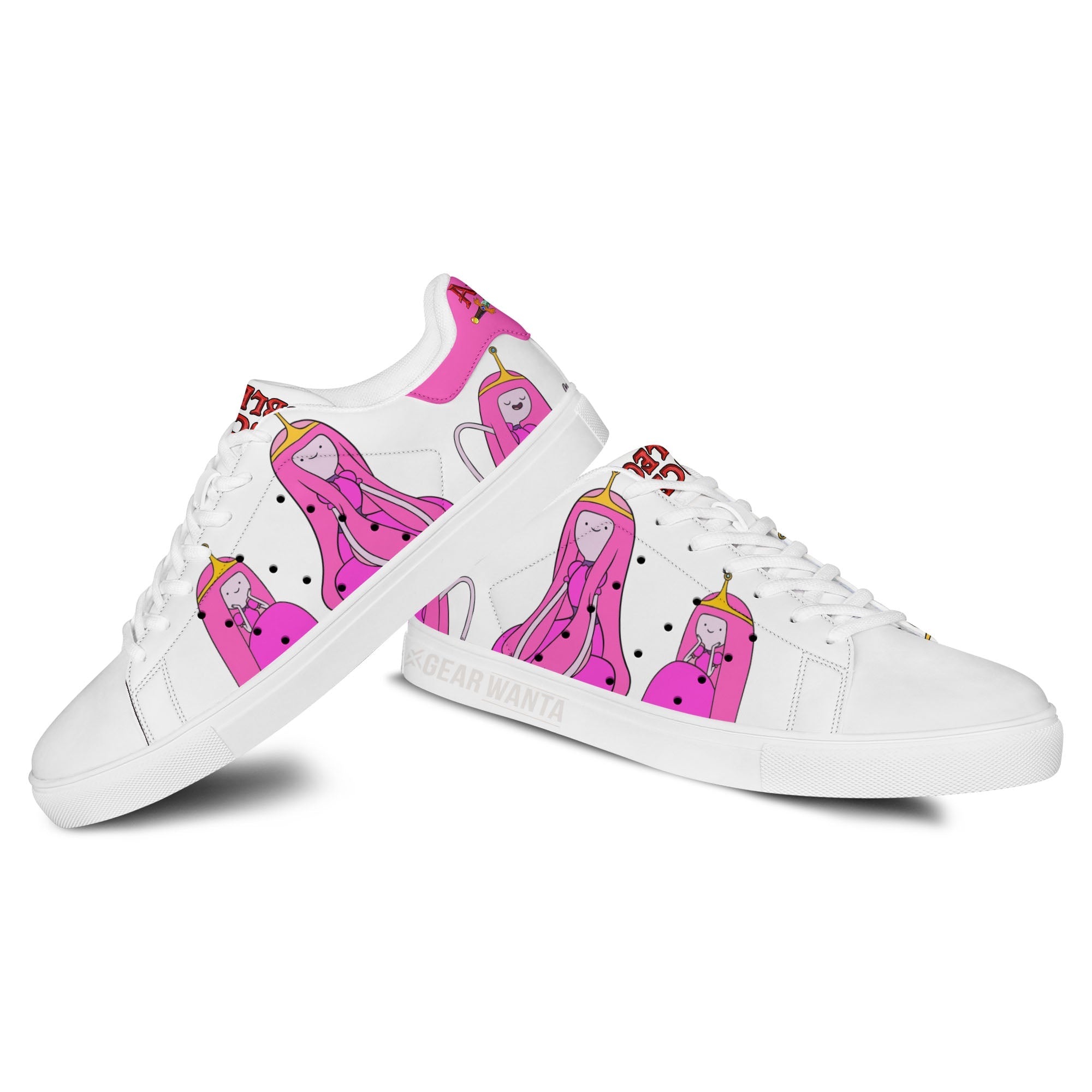Adventure Time Princess Bubblegum Skate Shoes Custom