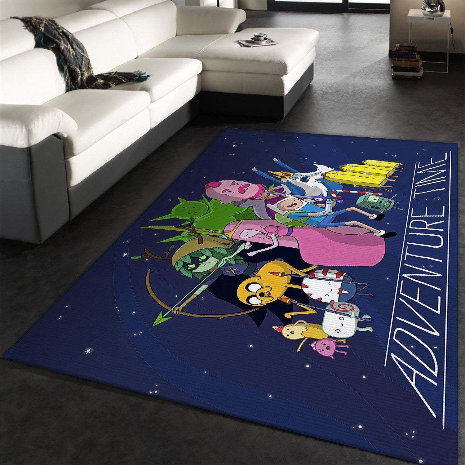 Adventure Time Rectangle Rug – Custom Size And Printing