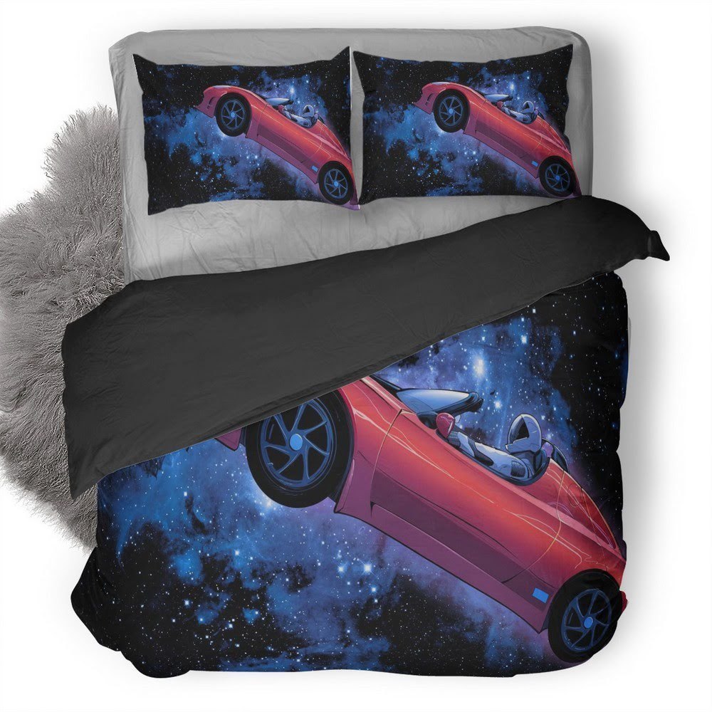 Adventures Of Starman Space 3D Customized Duvet Cover Bedding Set