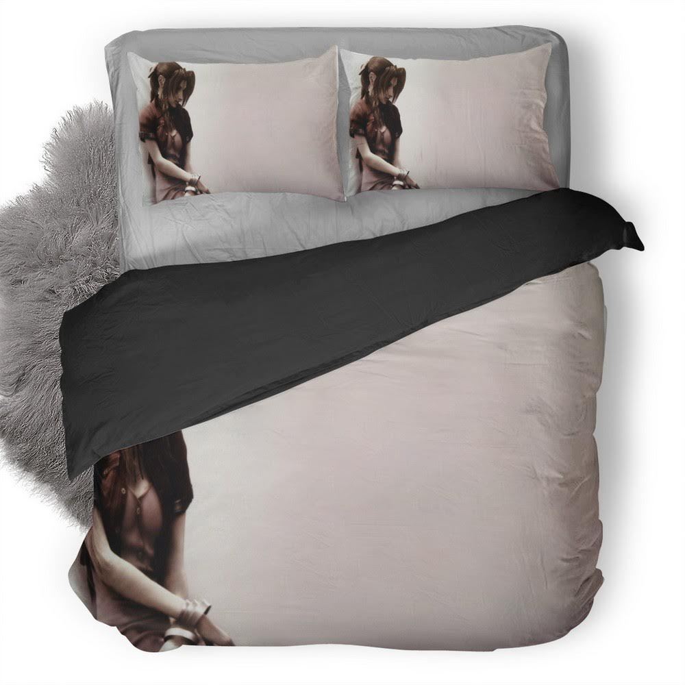 Aerith Final Fantasy X 3D Customized Duvet Cover Bedding Set