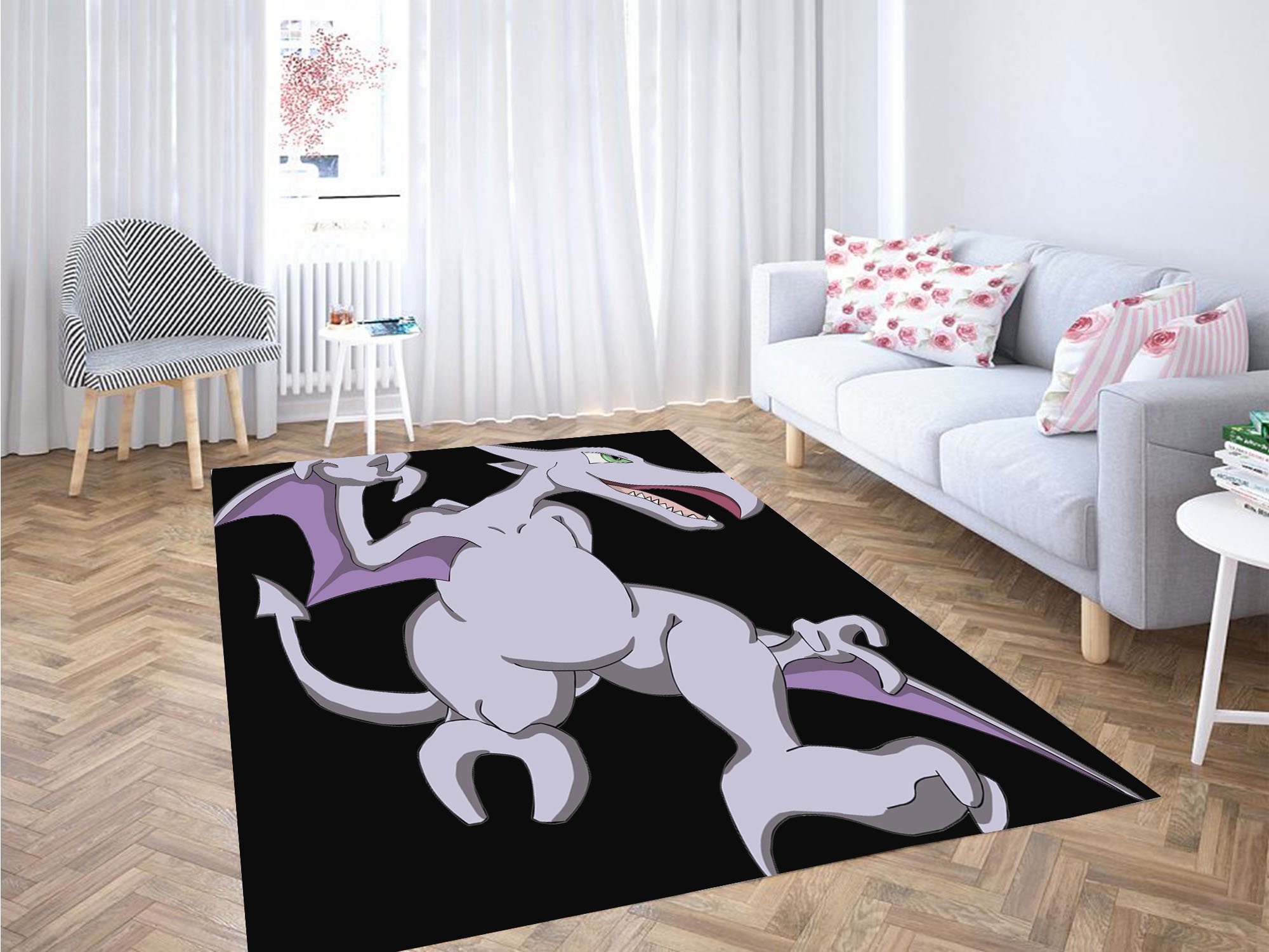 Aerodactyl Pokemon Carpet Rectangle Rug