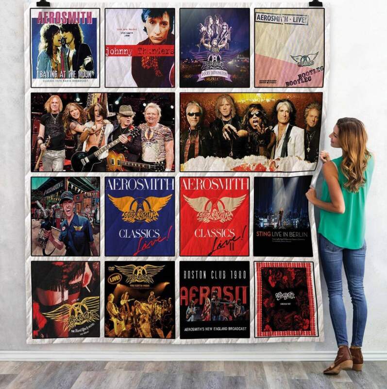 Aerosmith 3D Quilt Blanket