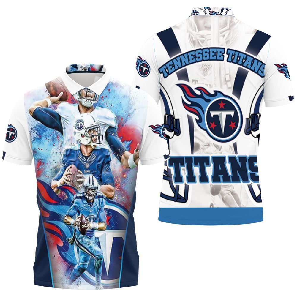 Afc South Division Champions Tennessee Titans Super Bowl 2021 3D Polo Shirt