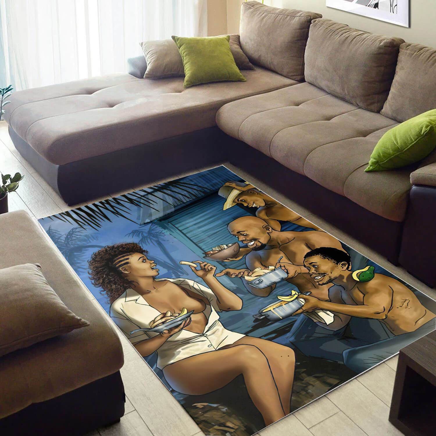 African American Beautiful Black Girl Magic Themed Decorating Ideas Rectangle Rug