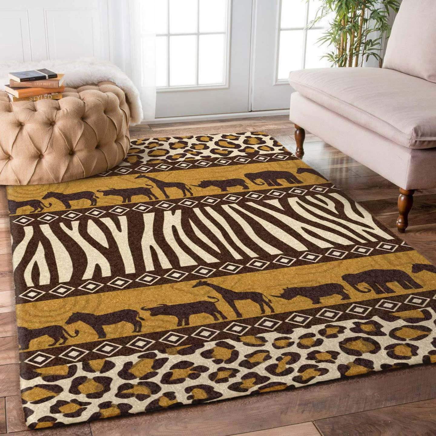 African Animal Limited Edition Rectangle Rug