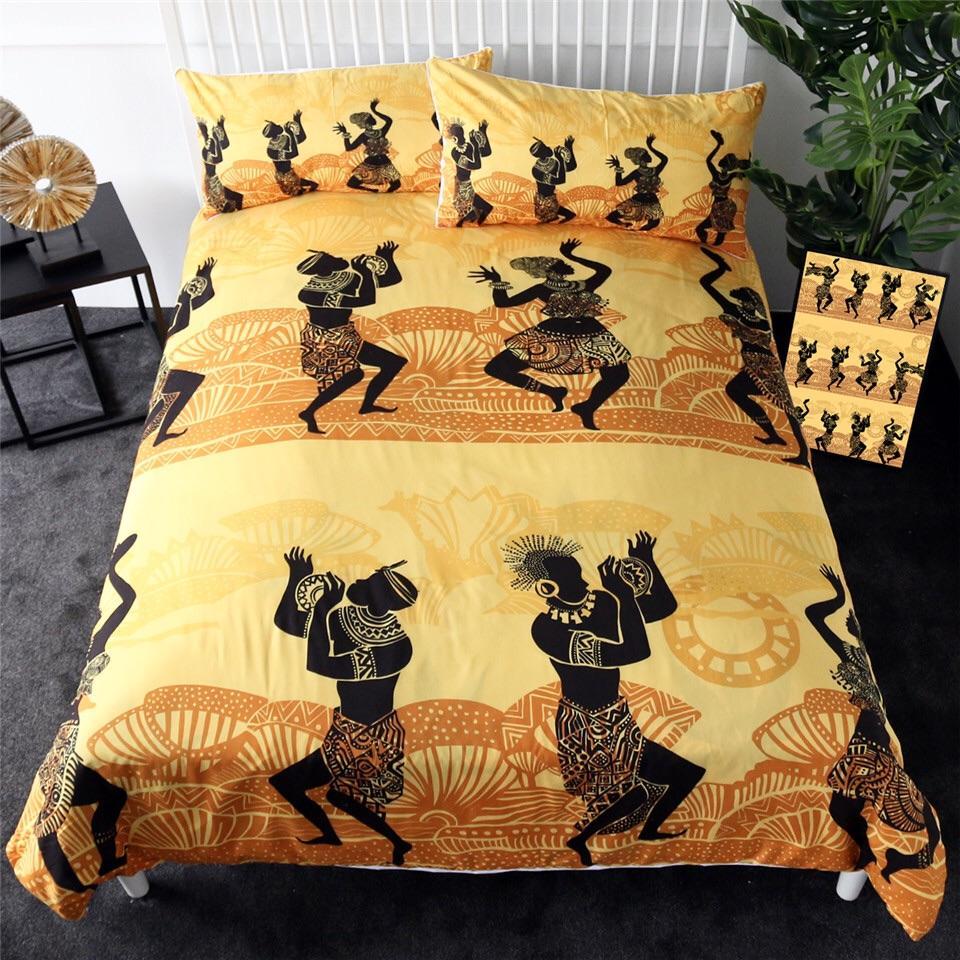 African Celebration 3D Customized Duvet Cover Bedding Set