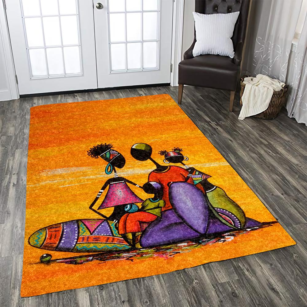 African Woman Cg Limited Edition Rectangle Rug
