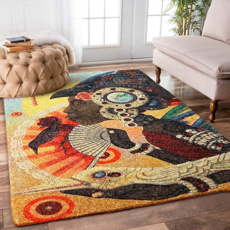African Woman Limited Edition Rectangle Rug