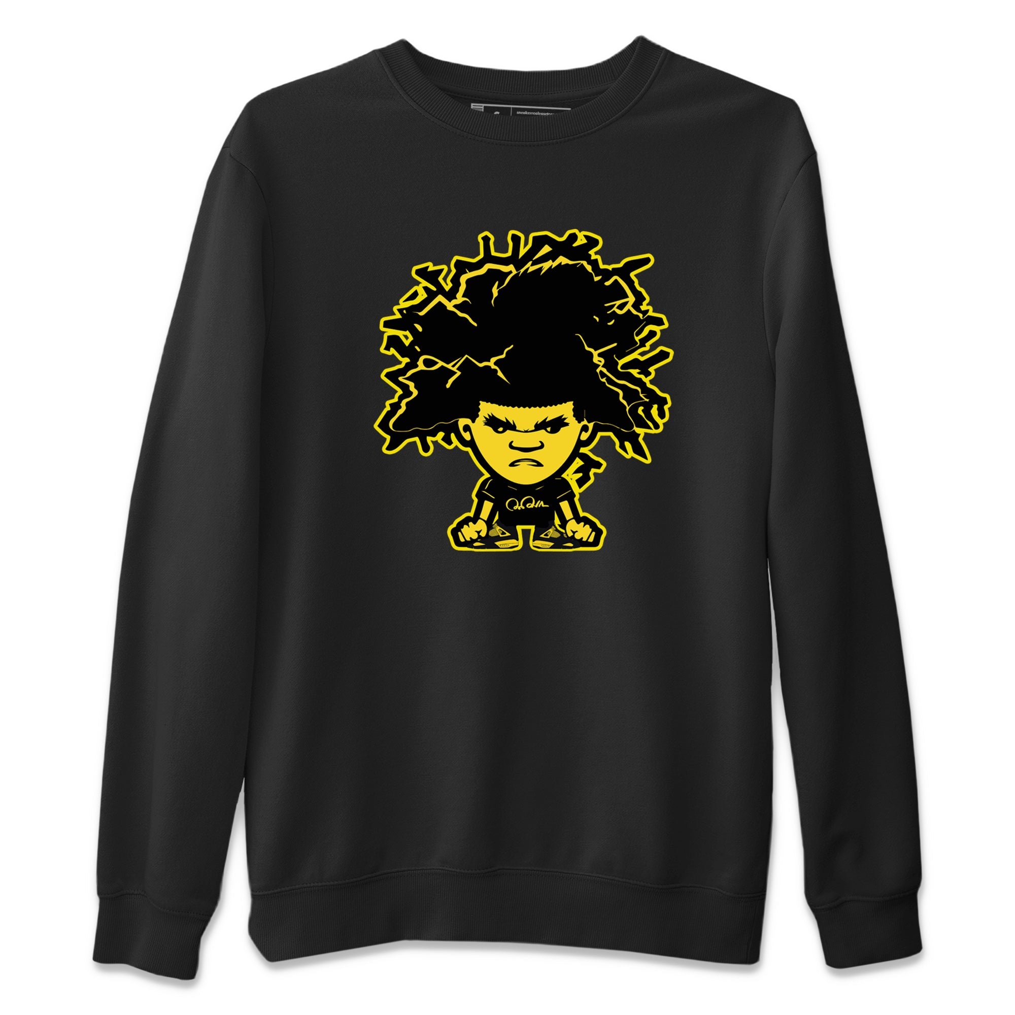 Afro Boy Unisex Sweater – Air Jordan 4 Thunder, Sneakers Matching Sweater