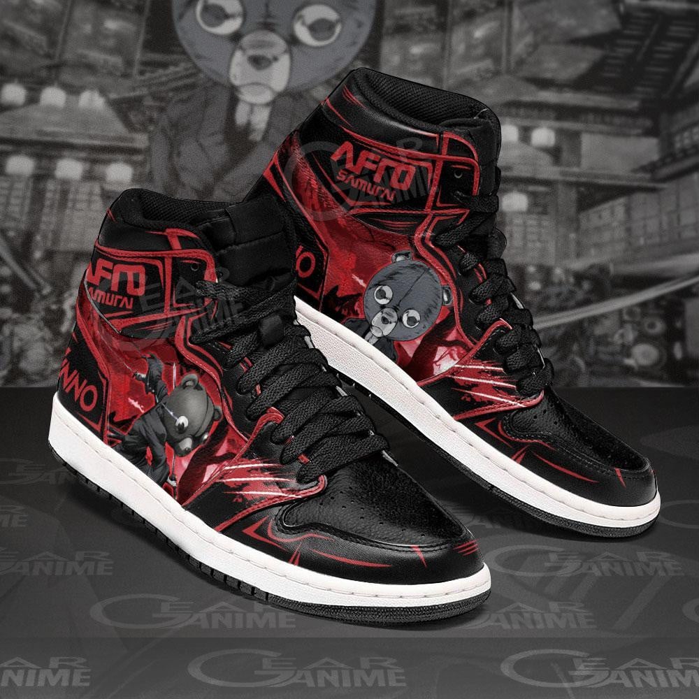 Afro Samurai Jinno JD1s Sneakers Anime Shoes, Air Jordan Hightop