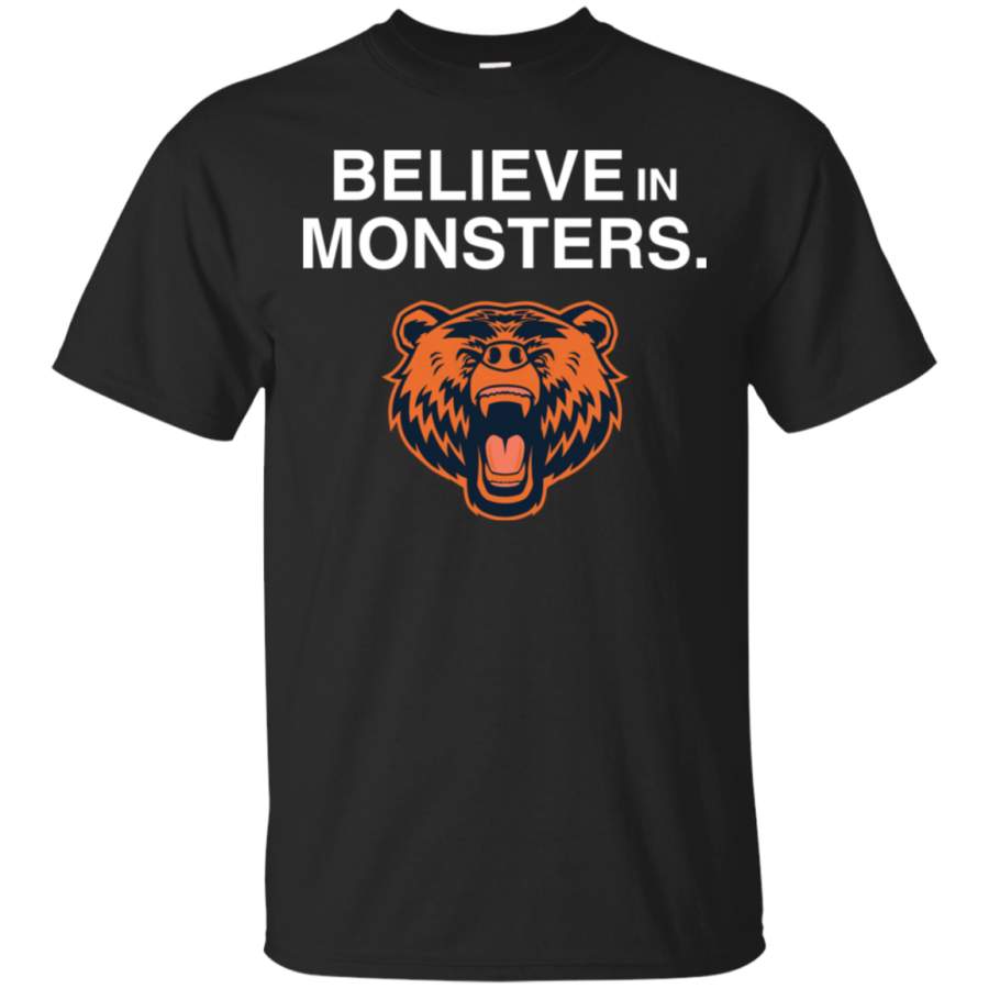 AGR Believe in monsters Chicago Bears T-Shirt