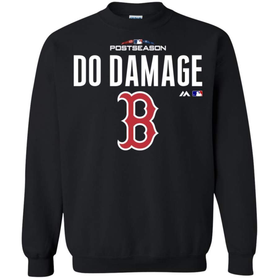 AGR Boston red sox do damage shirt G180 Gildan Crewneck Pullover Sweatshirt 8