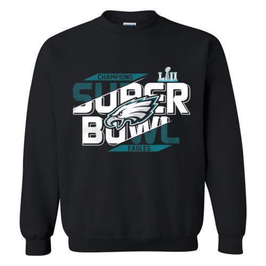 AGR Philadelphia Eagles champions superbowl football fan Crewneck Sweatshirt
