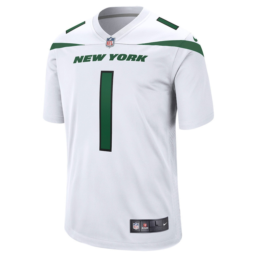 Ahmad Sauce Gardner 1 New York Jets 2022 Draft First Round Pick Game Stitched Jersey In White
