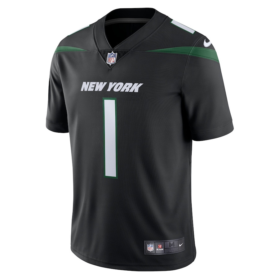 Ahmad Sauce Gardner 1 New York Jets Men’s Vapor Limited Stitched Jersey – Black